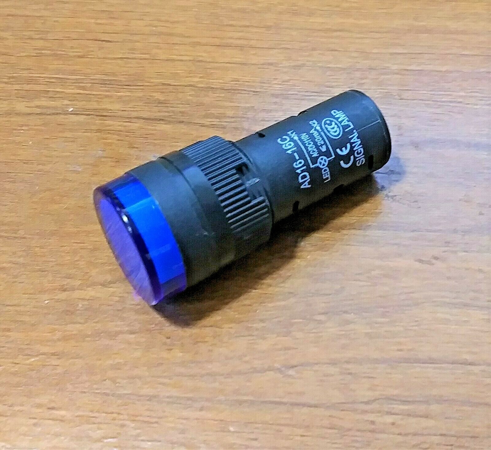 Large BBT 110/120 volt Blue LED Waterproof RV Indicator Light