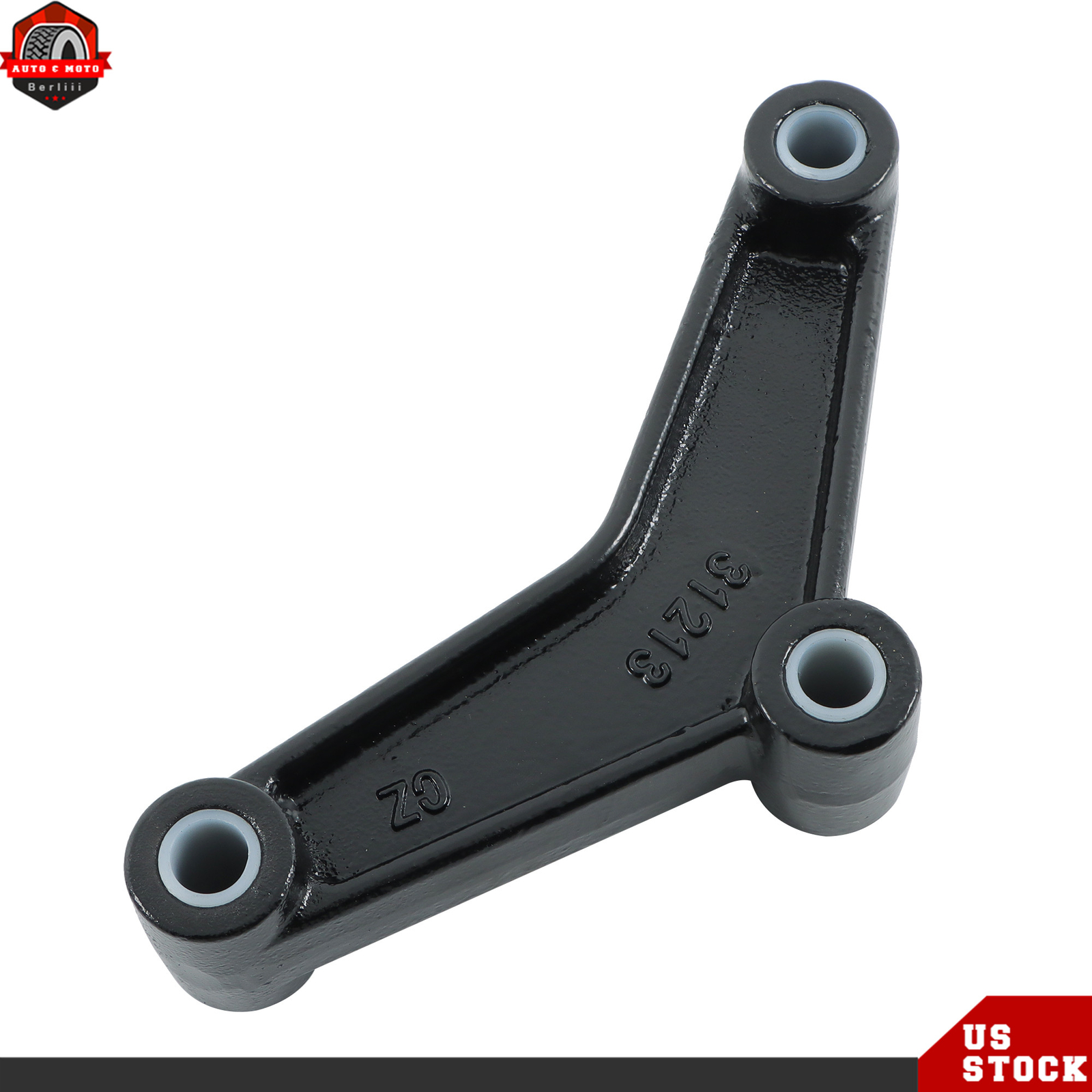 2 Set Trailer Equalizer Bars For Double Eye Leaf Springs w/ 9/16″ Nylon Bushings