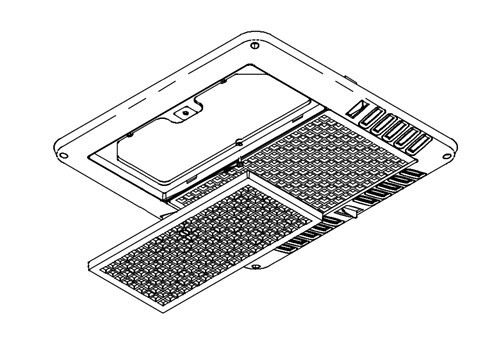 COLEMAN RVP CHILL GRILLE ASSEMBLY 8330C5731