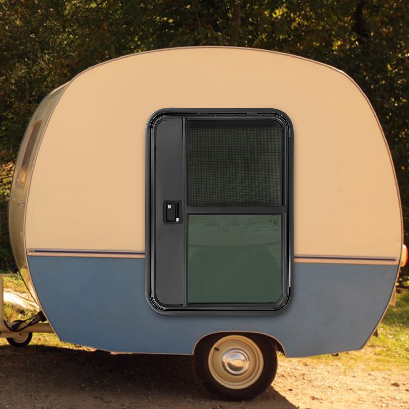 RV Camper Teardrop Trailer Door, Left Driver Side Trailer RV Camper Entry Door