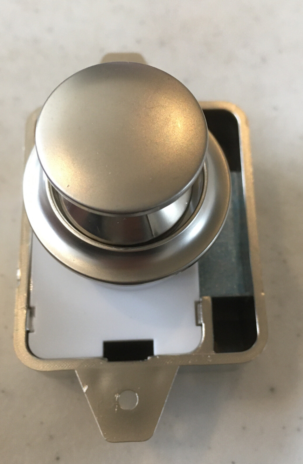[3 Pack]Large Push Button Latch Knob For Camper Cabinet Doors Polished Nickel