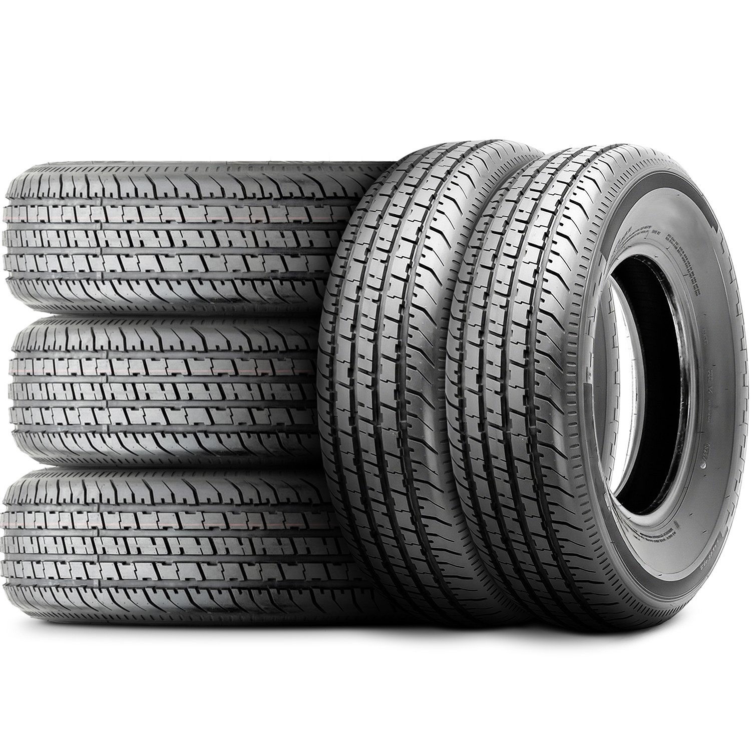 2 Tires Zenna ST Radial All Steel ST 235/80R16 Load G 14 Ply Trailer