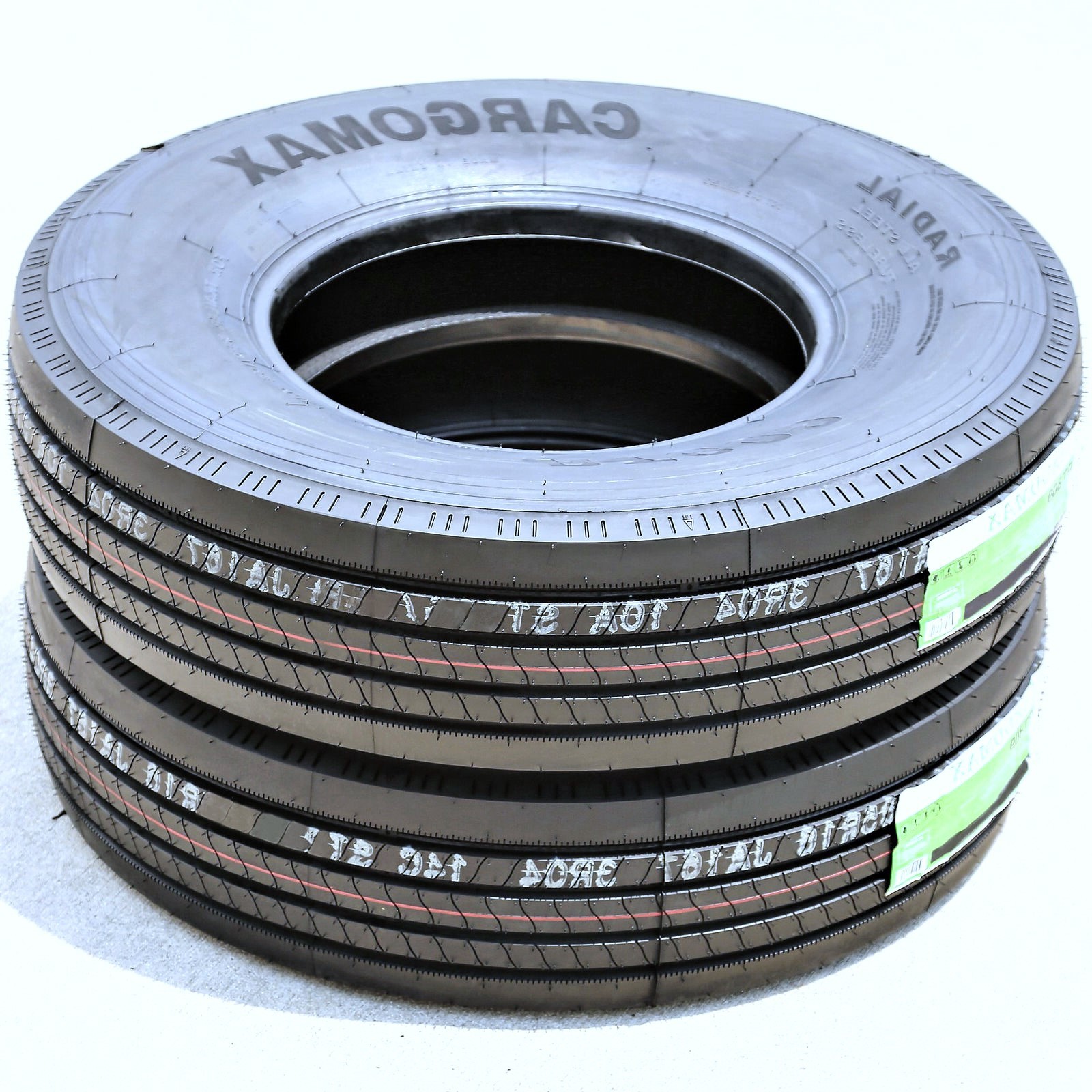 2 Tires ST 225/75R15 Cargo Max RT809 All Steel Trailer Load G 14 Ply