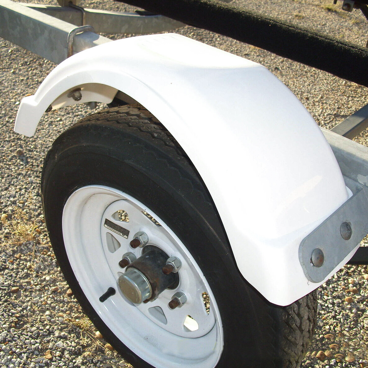 Set of 2 PWC/Jet Single Axle Trailer Fenders w/ Step for 8″-12″ Tire Wheel
