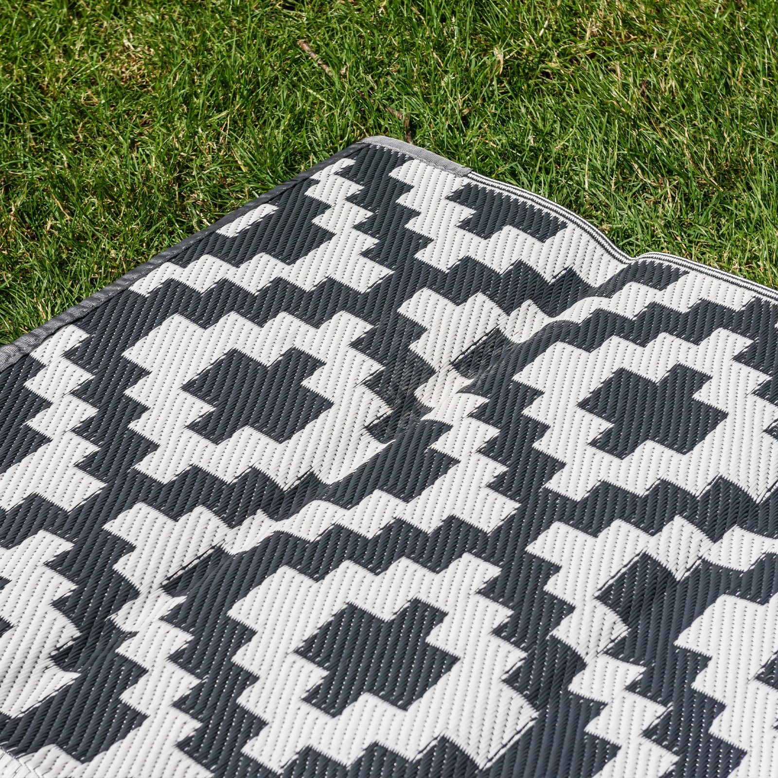 Caravan Awning Ground Sheet Breathable Mat 9ft x 12ft (270cm x 360cm) Grey Geo