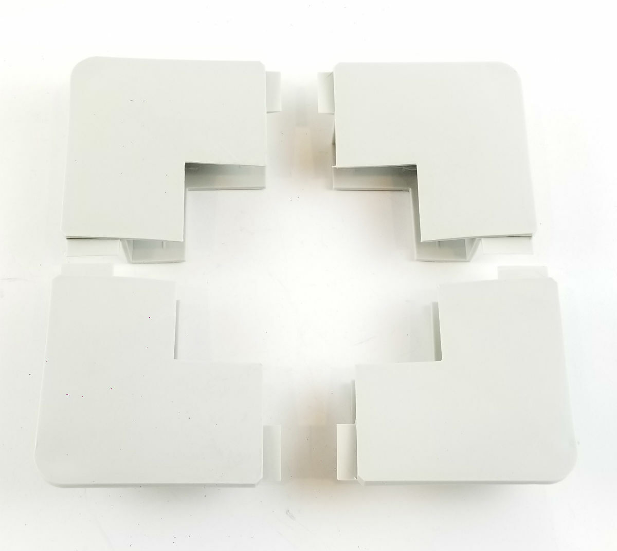 Enclosed Cargo Trailer Door Corners – Gray – 4 Pack