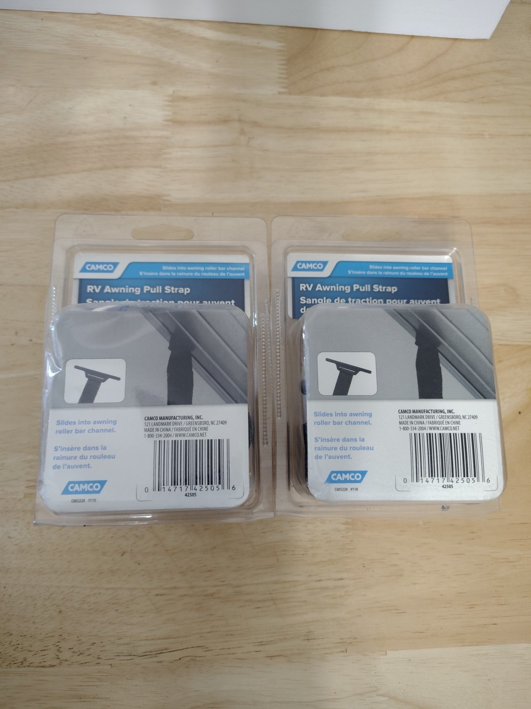 Camco 42505 RV Patio Awning Pull Strap 99.25 INCHES Set Of 2 Lot Of 2