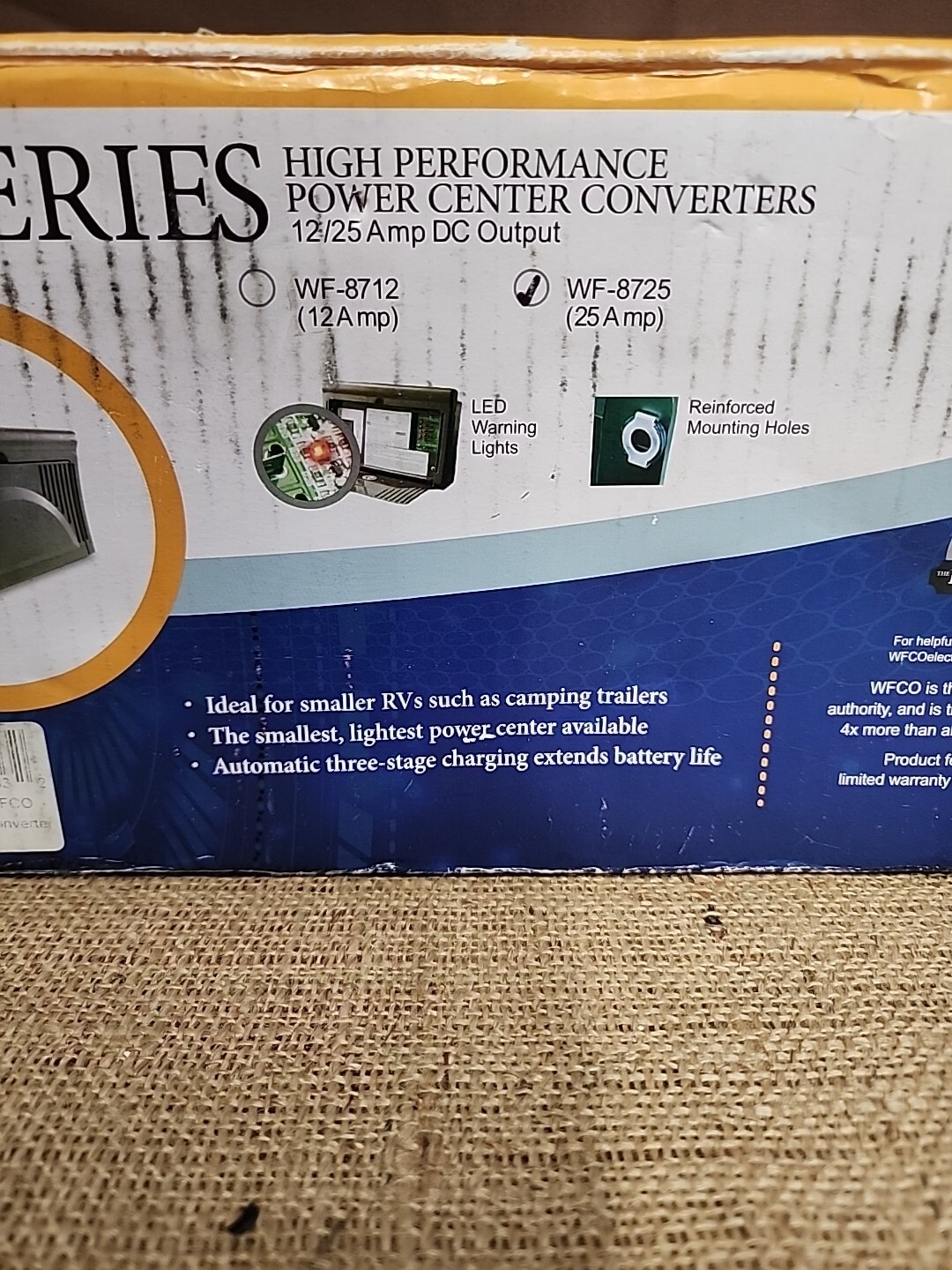 WFCO WF 8700 Series Power Center Converters WF-8725 (new)