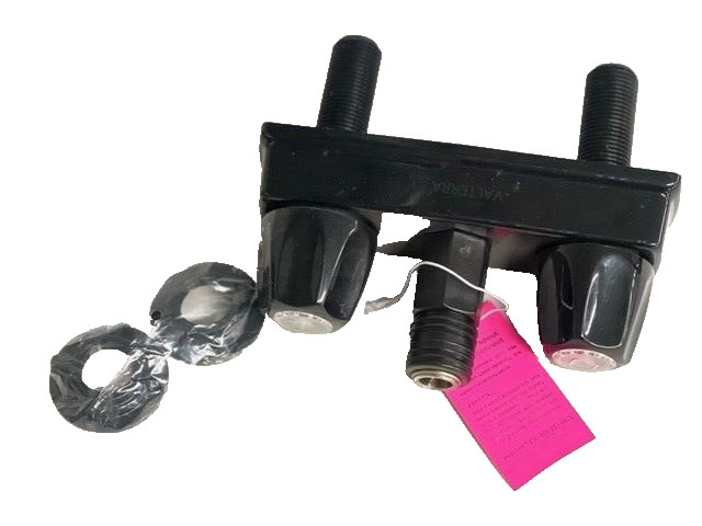Spray Away Quick Connect Black Faucet Valve for RV 4″ OC Hook Up – Black