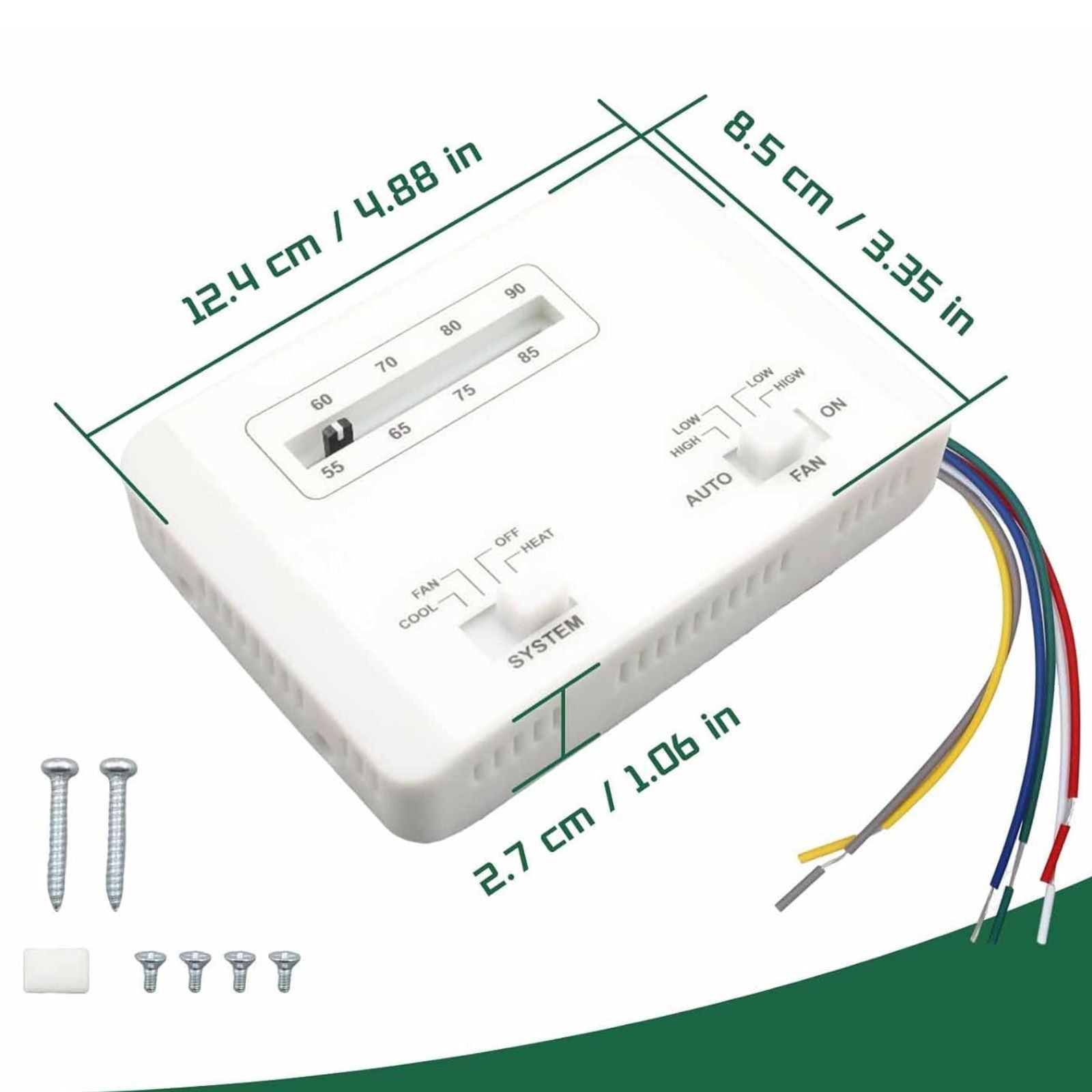 Durable Plastic Thermostat Accessories 7330G3351 For Coleman RV Air Conditioner
