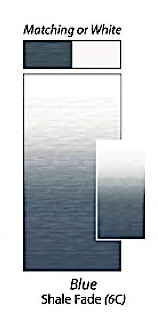 Carefree JU196C00 RV Awning Vinyl Fabric 18’2″, Blue Shale Fade/White Guard