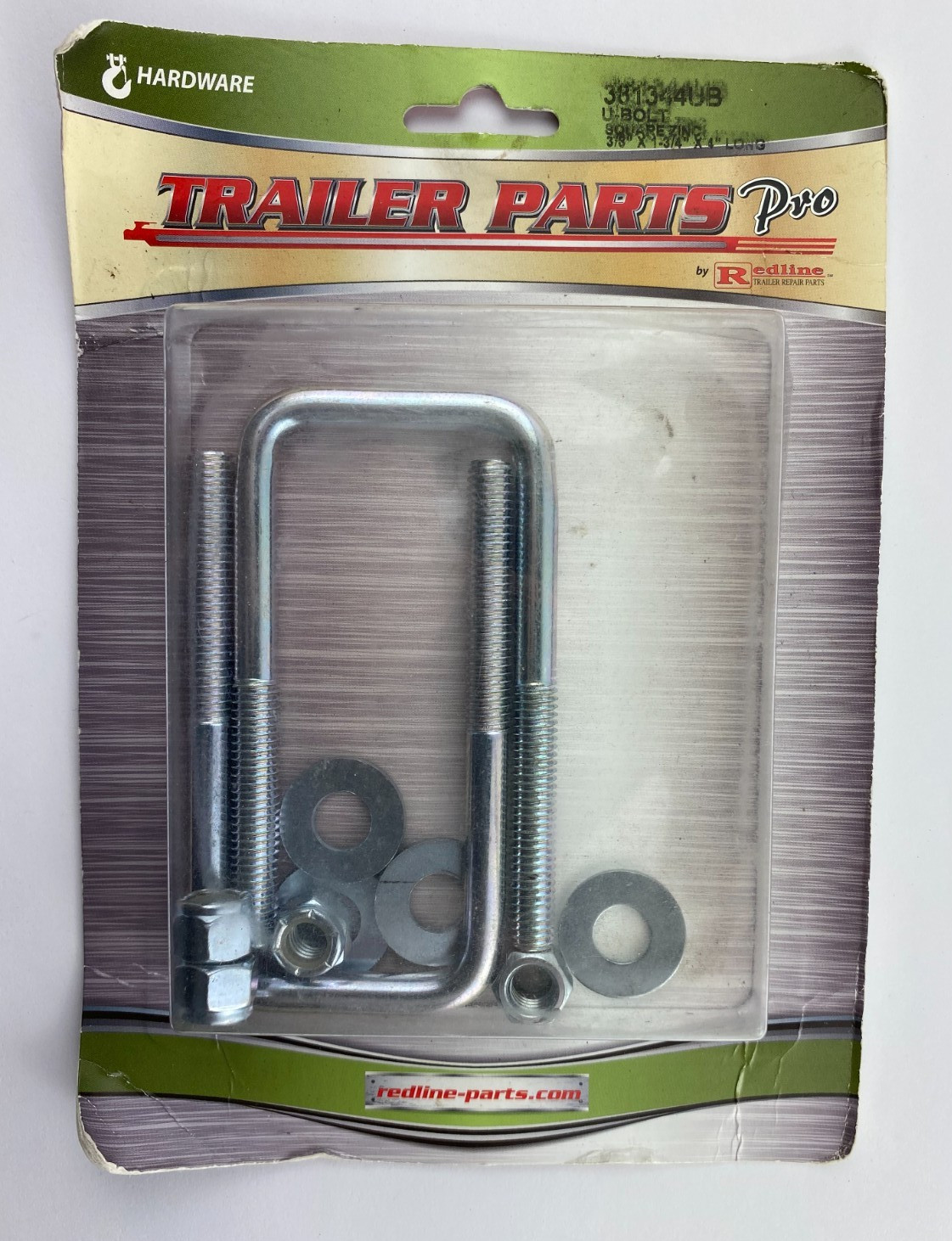 Redline Trailer Parts PRO 381344UB – U Bolt – 3/8″ x 1-3/4″ x 4″