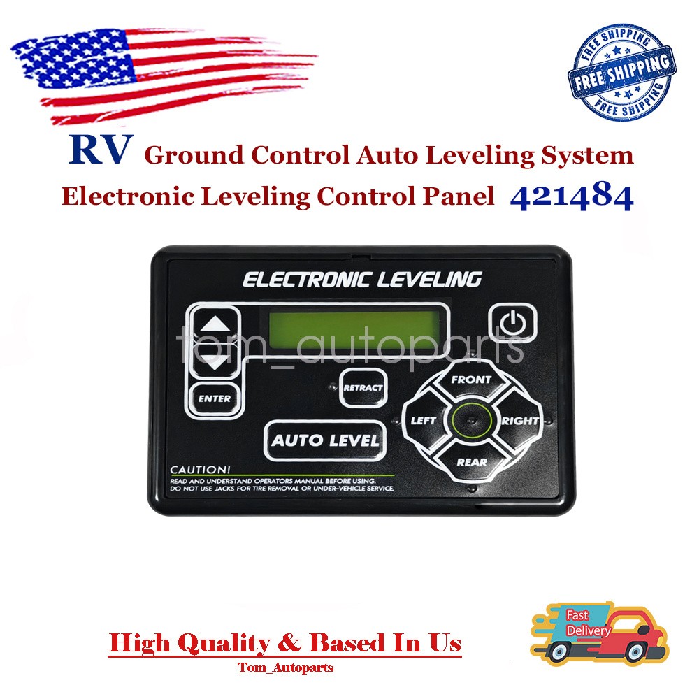 RV Ground Control Auto-Level Touchpad Button for Lippert 5th Wheel 421484