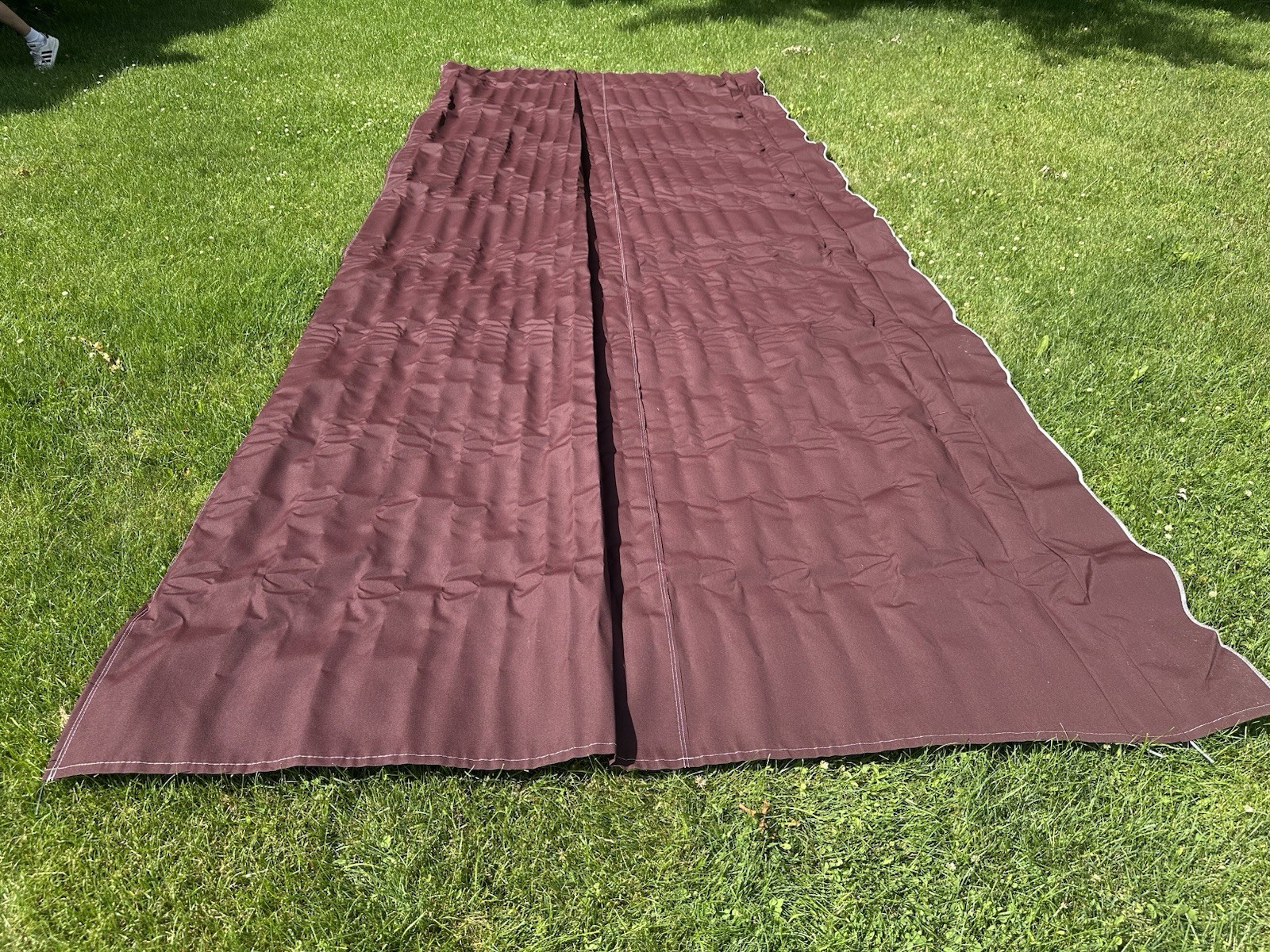 Carefree of Colorado 18′ RV Awning Replacement Fabric Sunbrella Black Cherry