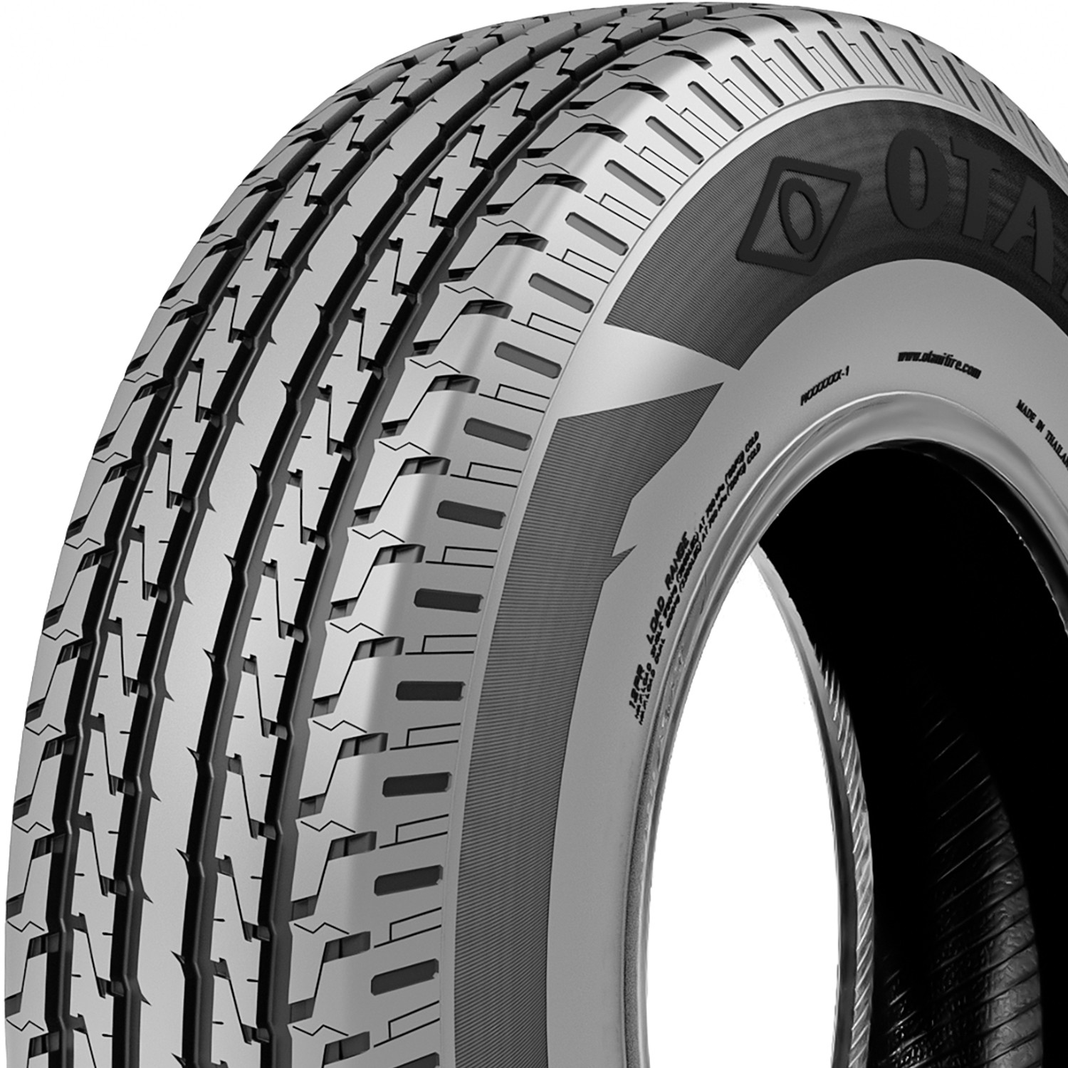 Tire ST 205/75R15 Otani ST2000 Trailer Load D 8 Ply