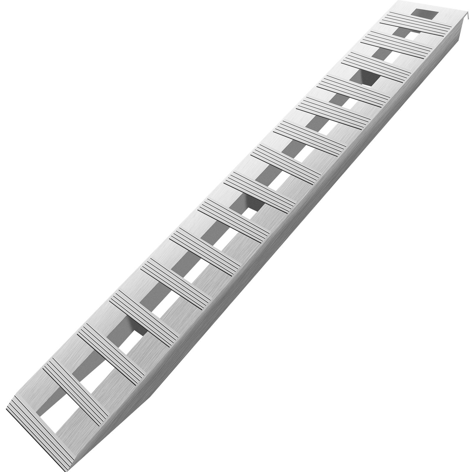VEVOR 84″x14″ Aluminum Ramps 6000Lbs Car Trailer Truck Hook End 1 Pair Ramps