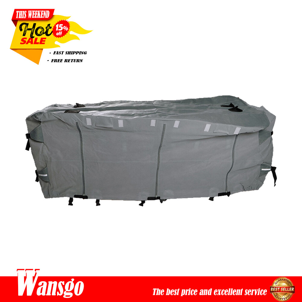 Travel Trailer RV Cover Waterproof Anti-UV Non-Woven Fabric For 22′-24′ Camper