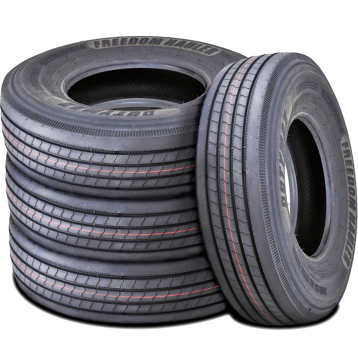 Tire 225/75R15 Freedom Hauler Dutymax All Steel ST Trailer 124/121M G 14 Ply