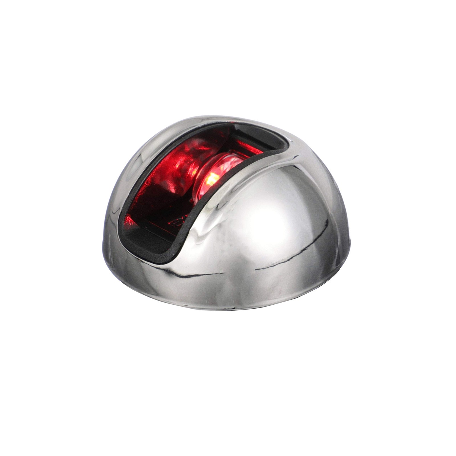 Attwood NV3012SSR-7 Marine Red LED Navigation Light – Stainless Steel Surface Mo