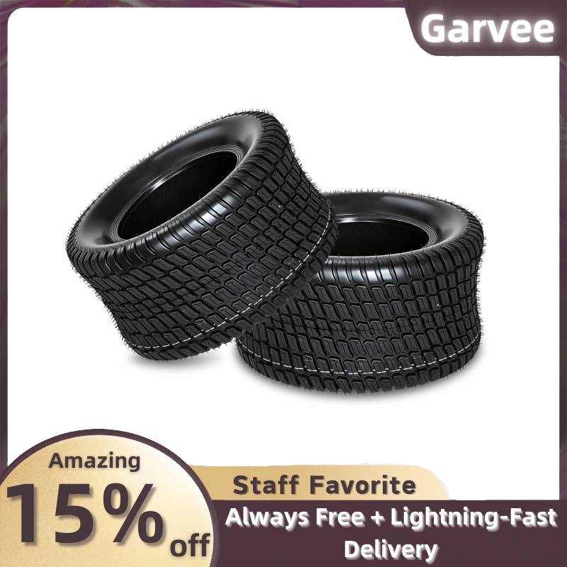 13x5x6 Tubeless Lawn Mower Tires Set 2 13×5.00-6 4Ply Heavy Duty Garden Tractor