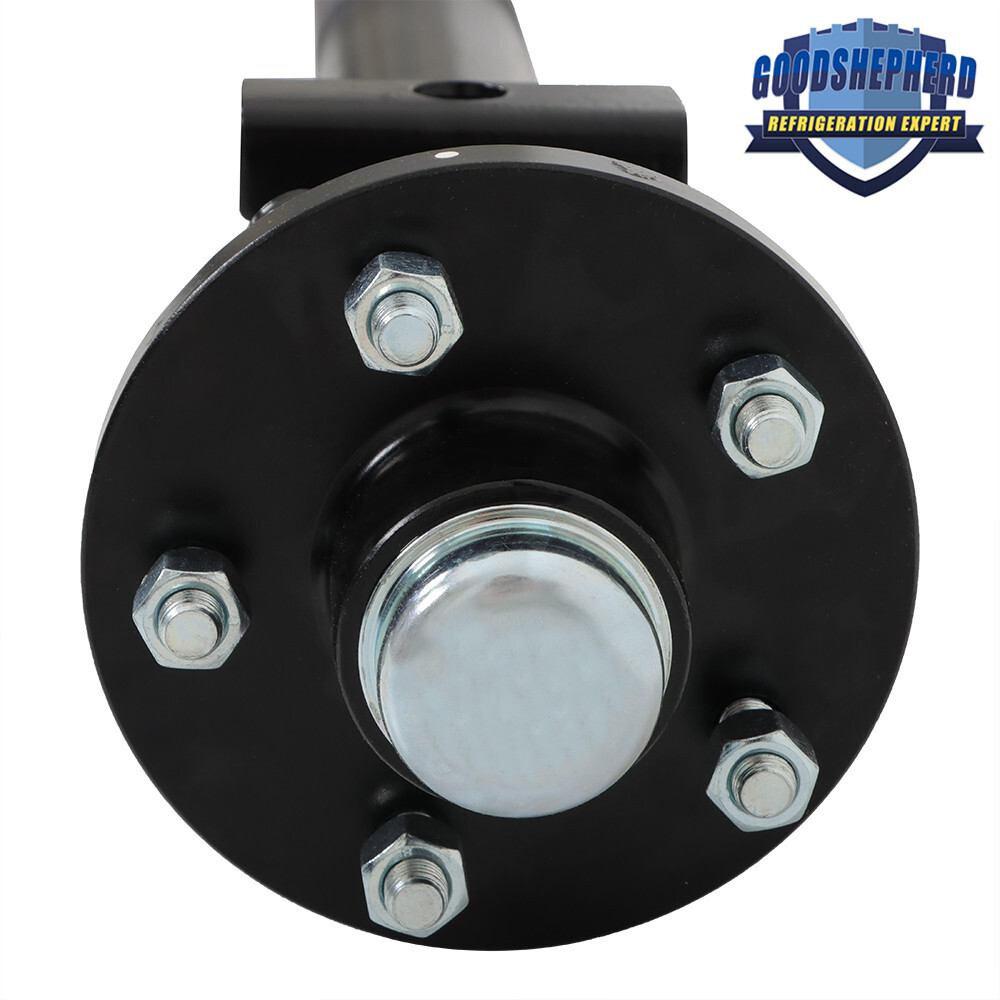 3.5K Trailer Axle 5 lug 5 on 4.5″ 89″ Hub Face 74″ Spring Center 76″ Wide Frame