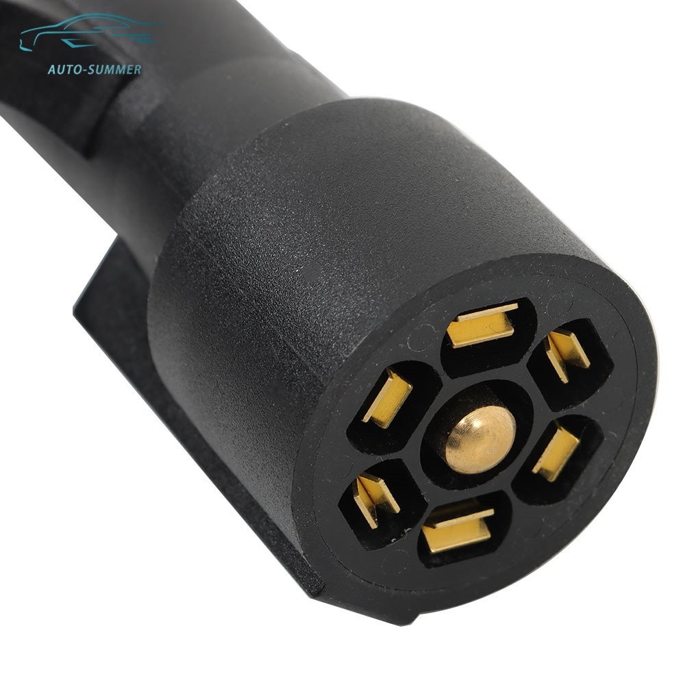7-Pin Trailer Plug Cord Wire Harness Cable 8/16ft w/ Junction Box Trailer Light