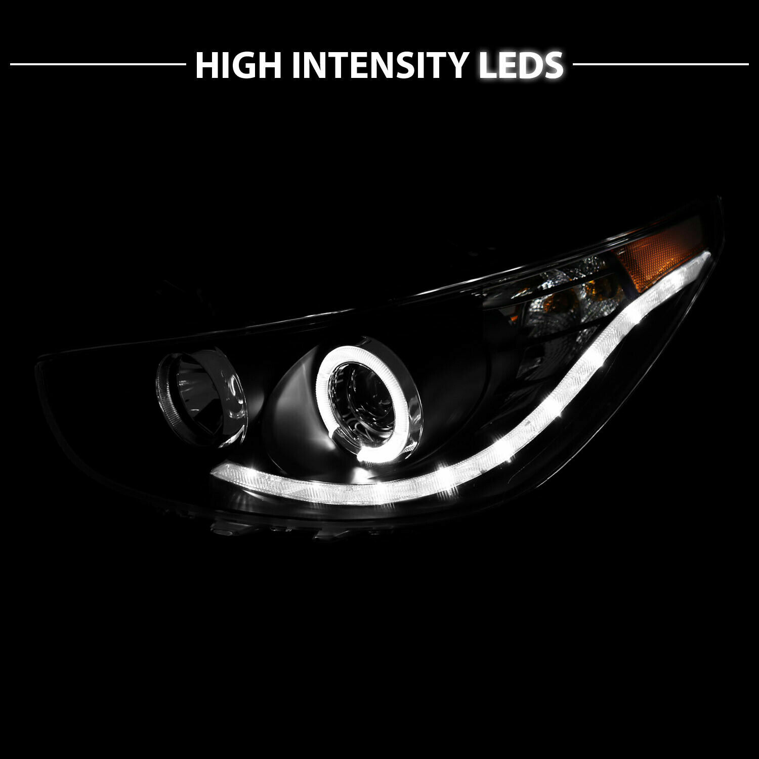 TIFFIN PHAETON 2015 2016 2017 PROJECTOR HEADLIGHTS HALO LED HEAD LIGHTS LAMPS