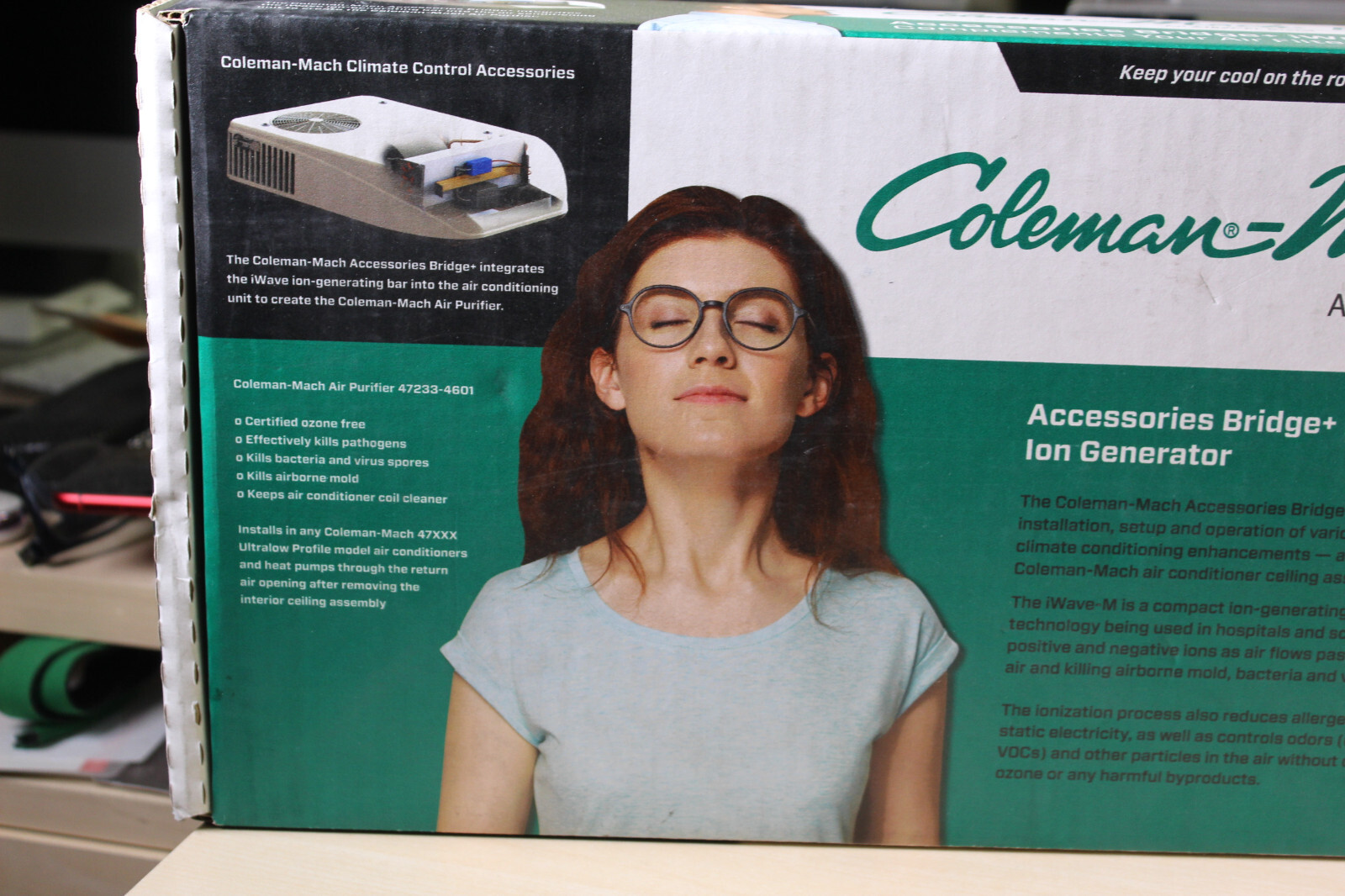 Brand new COLEMAN RVP 47233-4601 Iwave-M Air Purifier MacH 8